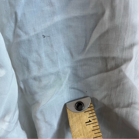 ALLSAINTS ISLE White Ruched Sides Dress Lightweight Loose Fit US 2 **See Pics** - Picture 4 of 14